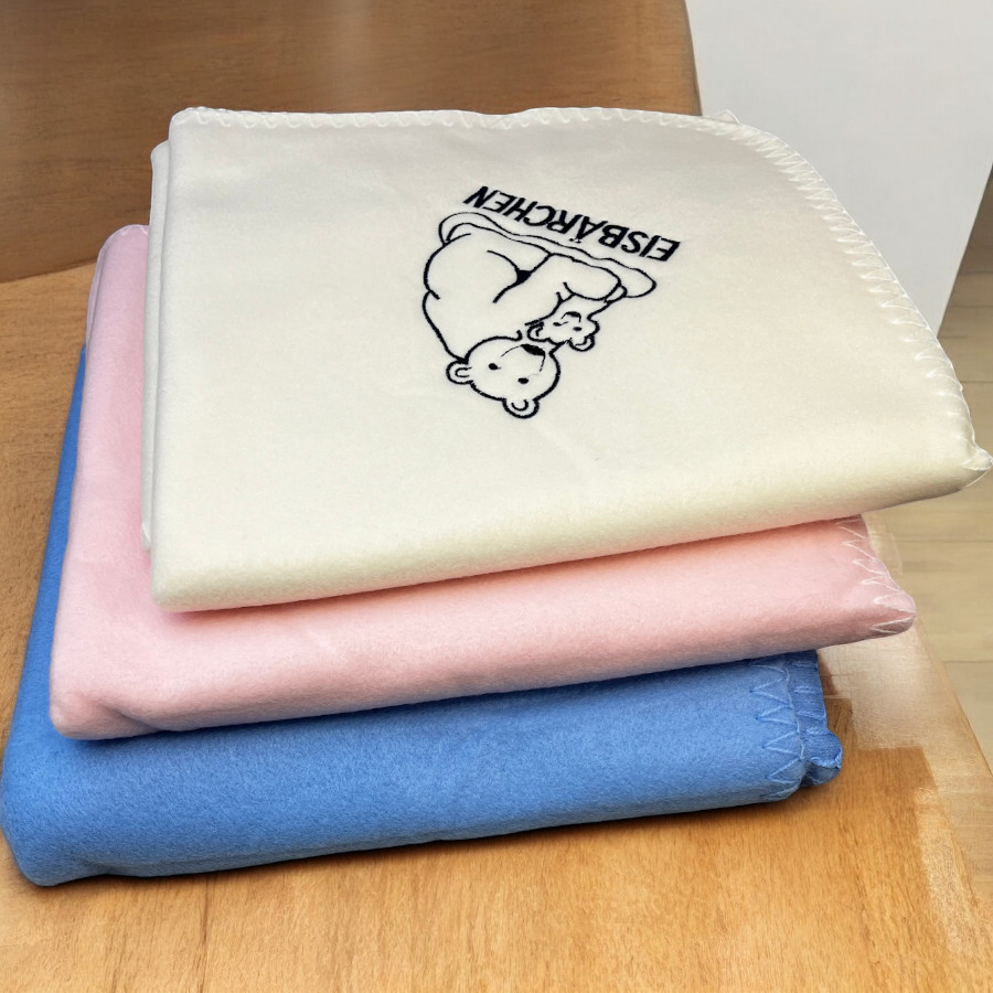 Fleecedecke Eisbärchen für Babys